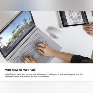 Microsoft Surface Precision Wireless Mouse with USB-C Cable